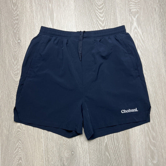 Chobani Yoghurt Mens Blue Shorts Size Medium