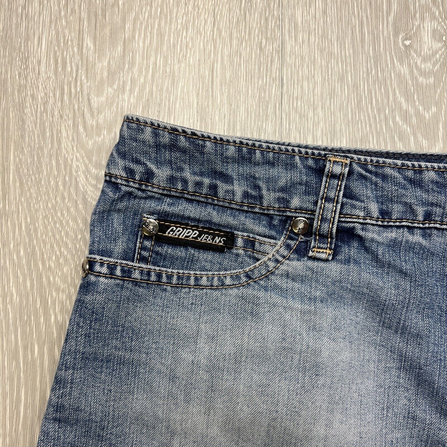 Gripp Je&ns Womens Denim Mini Skirt Size 10