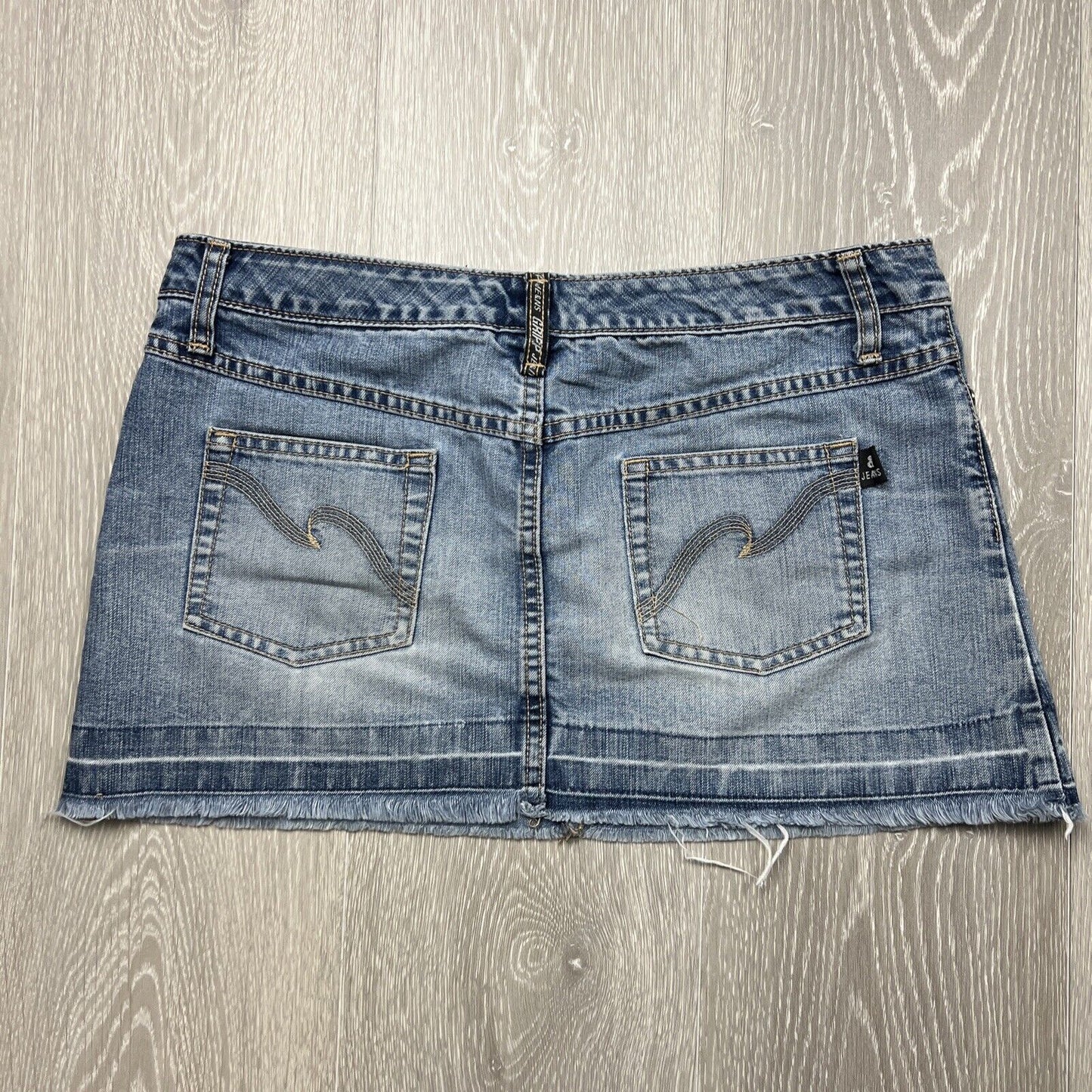 Gripp Je&ns Womens Denim Mini Skirt Size 10