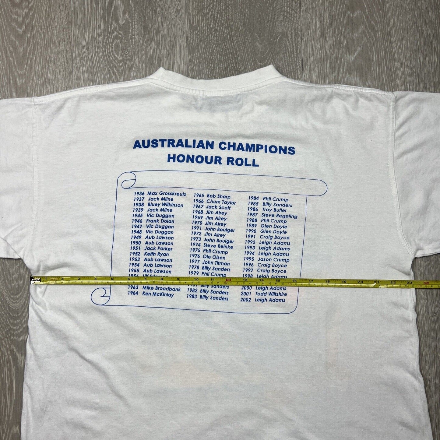 Vintage 2003 Australian Speedway Championship Mens White T-Shirt Size Large