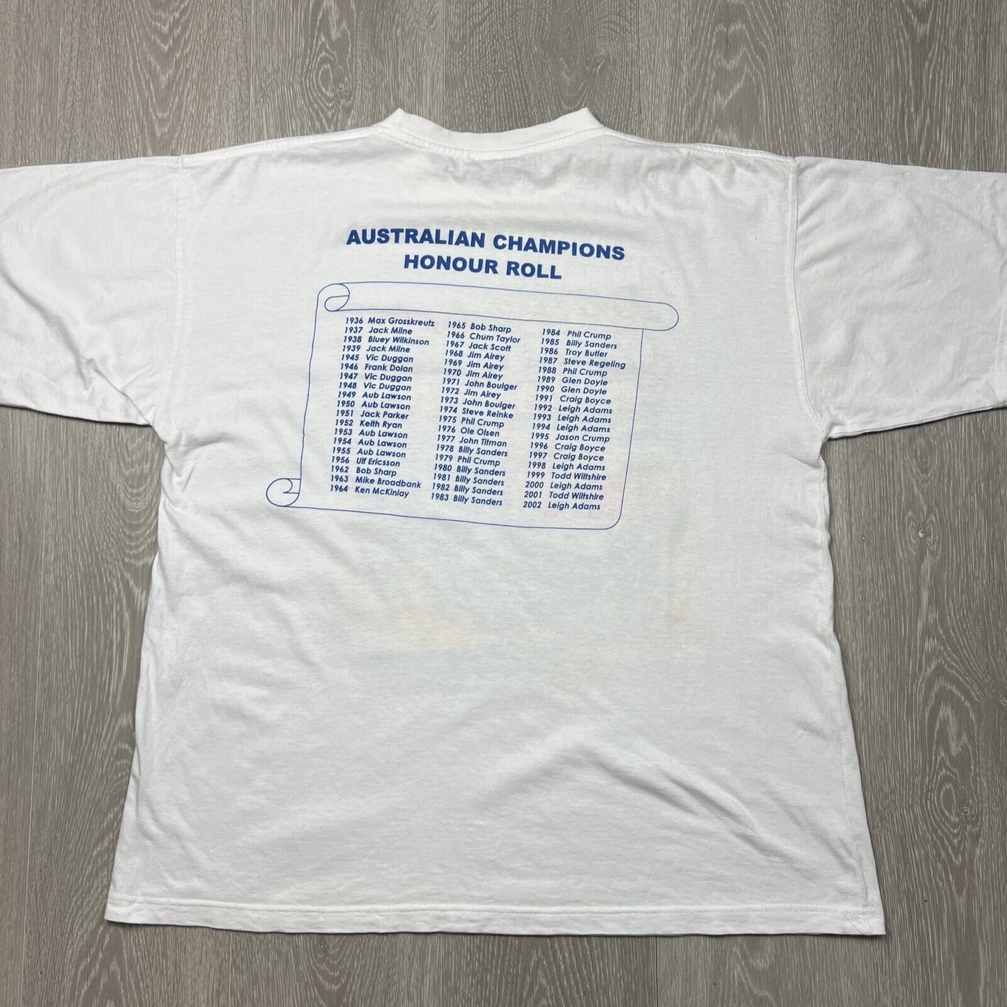 Vintage 2003 Australian Speedway Championship Mens White T-Shirt Size Large