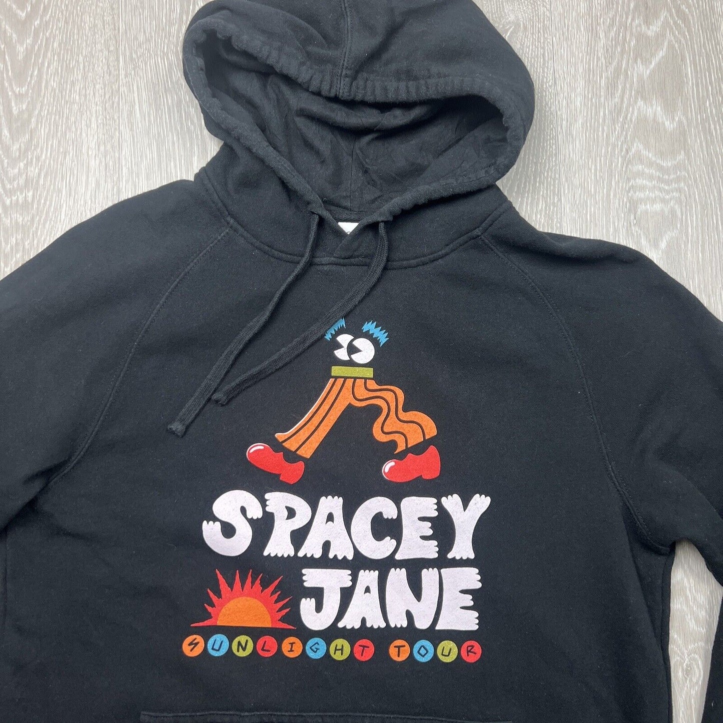 Spacey Jane Sunlight Tour Unisex Black Hoodie Size Small