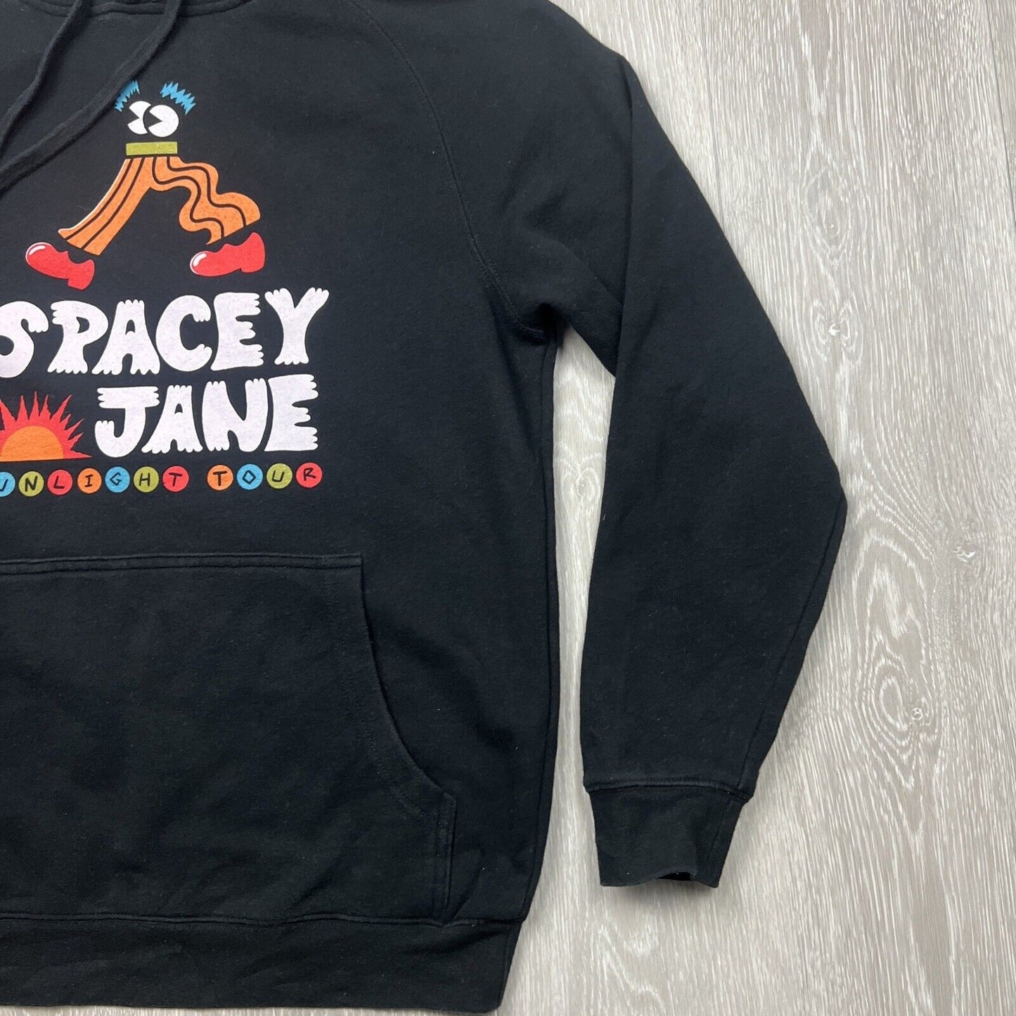 Spacey Jane Sunlight Tour Unisex Black Hoodie Size Small