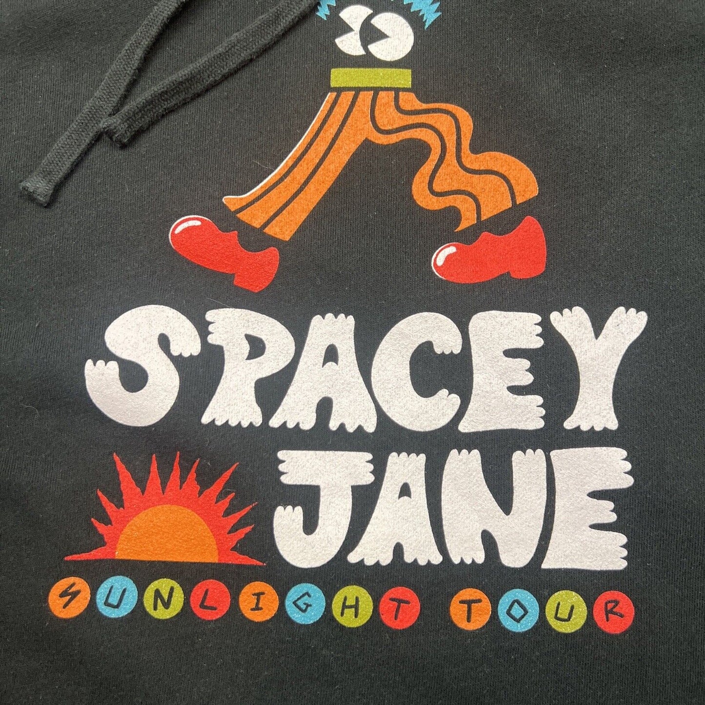 Spacey Jane Sunlight Tour Unisex Black Hoodie Size Small