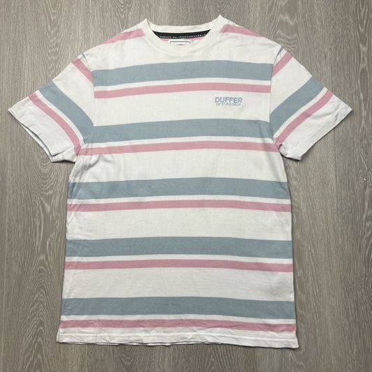 Duffer Of St. George Mens Striped T-Shirt Size M