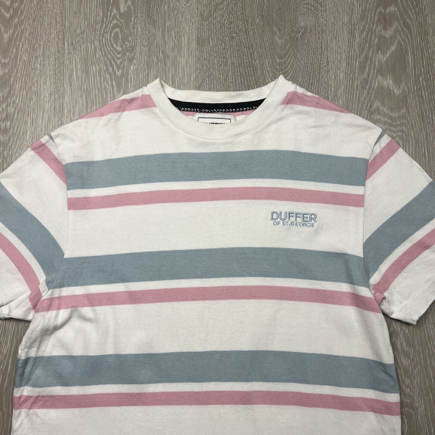 Duffer Of St. George Mens Striped T-Shirt Size M