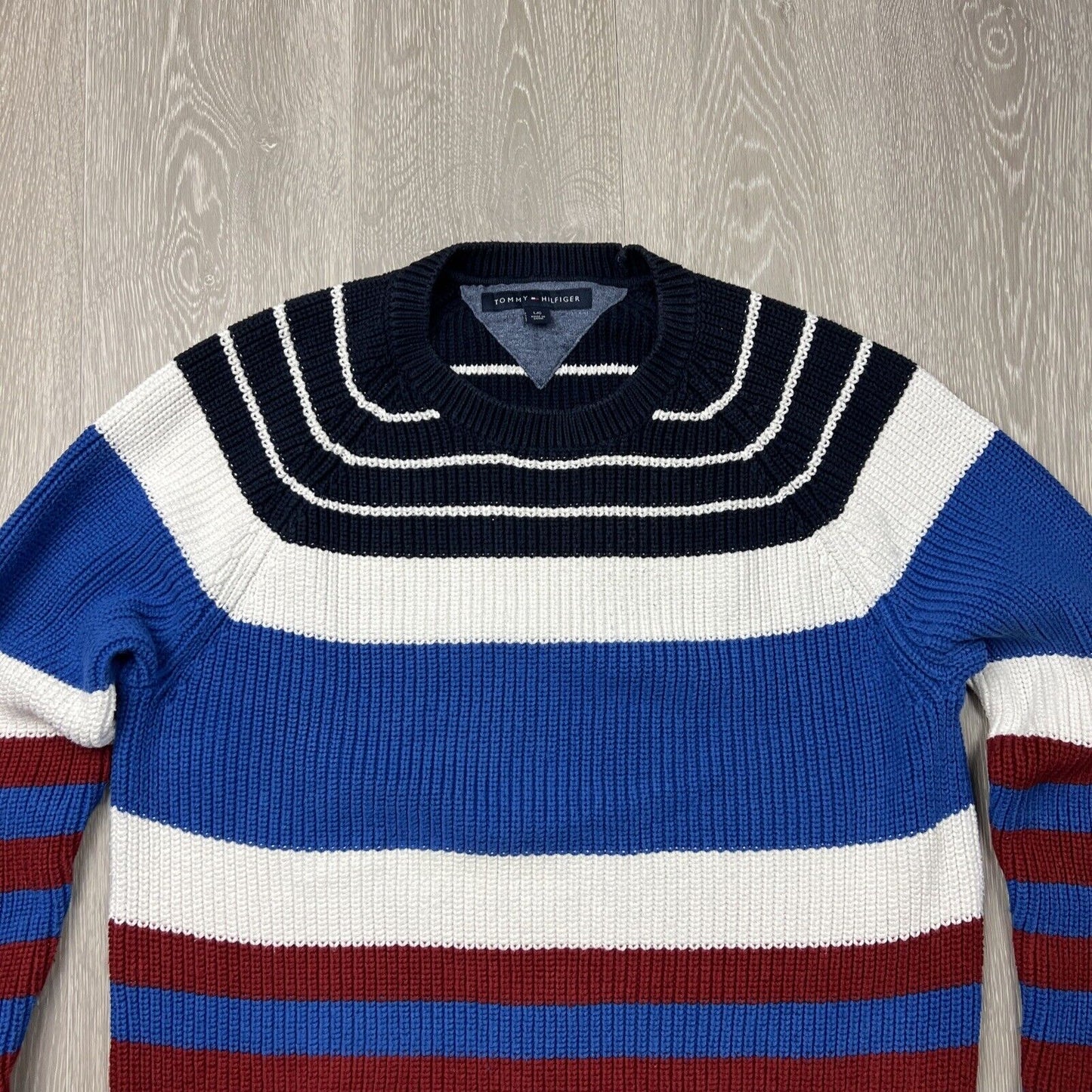 Tommy Hilfiger Mens Pullover Jumper Sweater Size Large