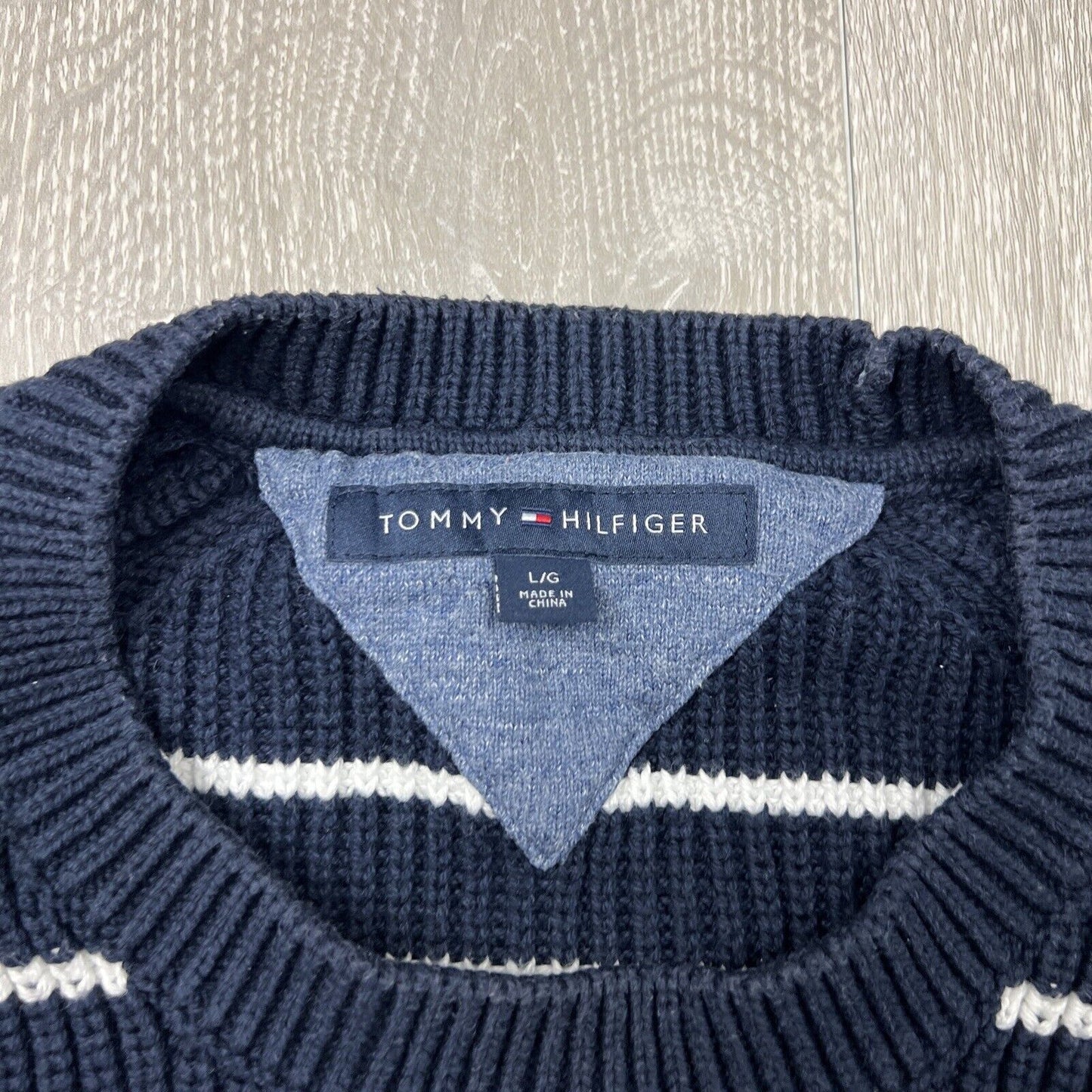 Tommy Hilfiger Mens Pullover Jumper Sweater Size Large