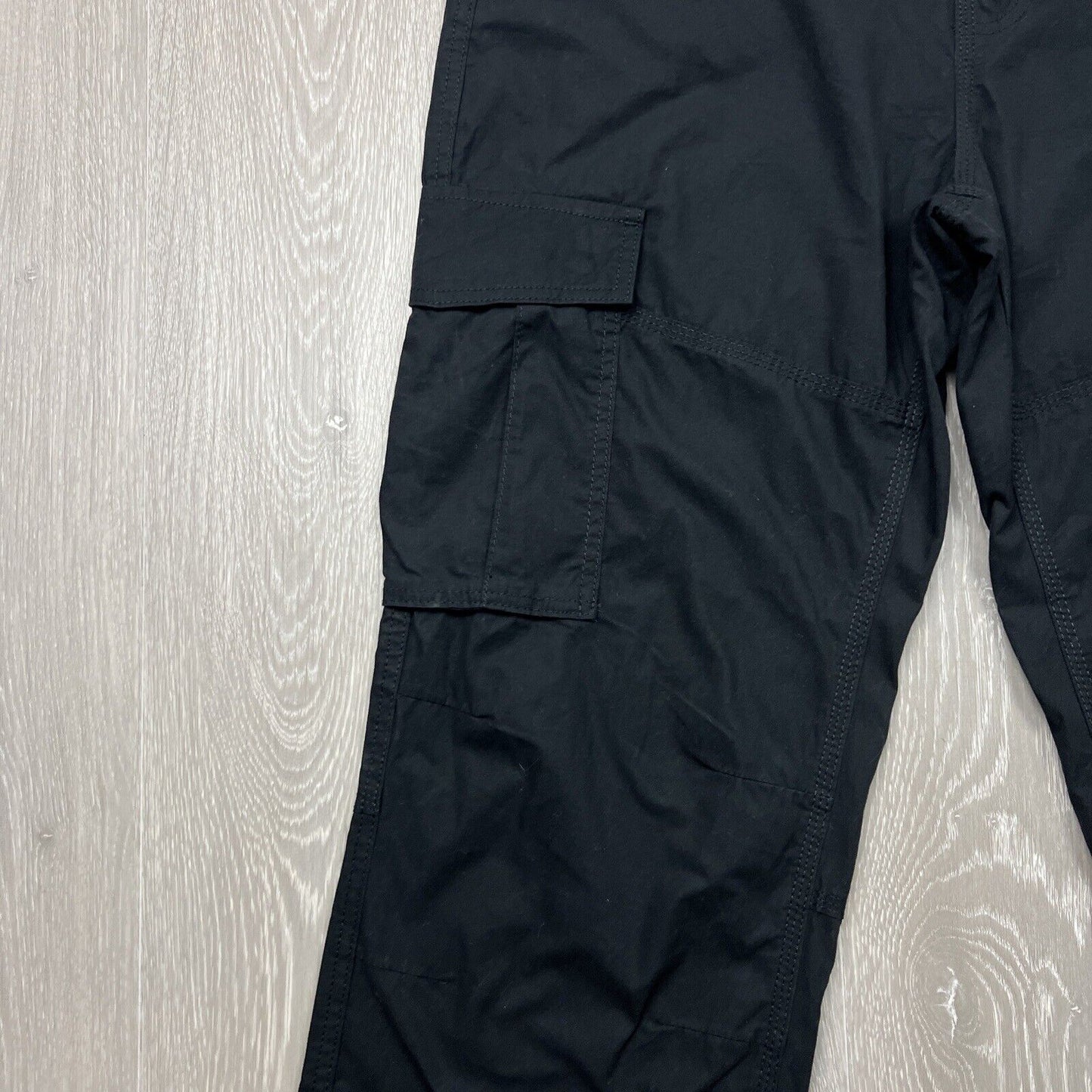 Anko Mens Regular Black Cargo Pants Size 36 (New)