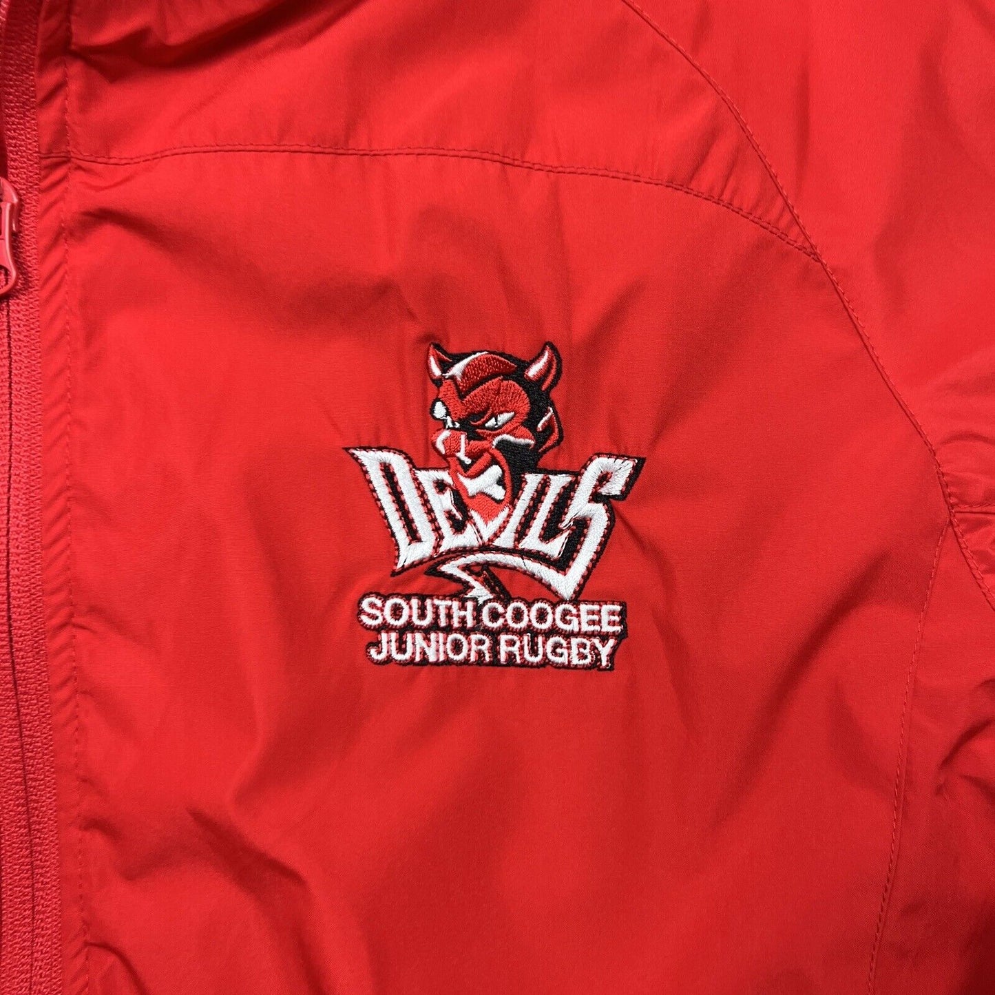 ISC Devils South Coogee Junior Rugby Union Mens Track Jacket Size Medium