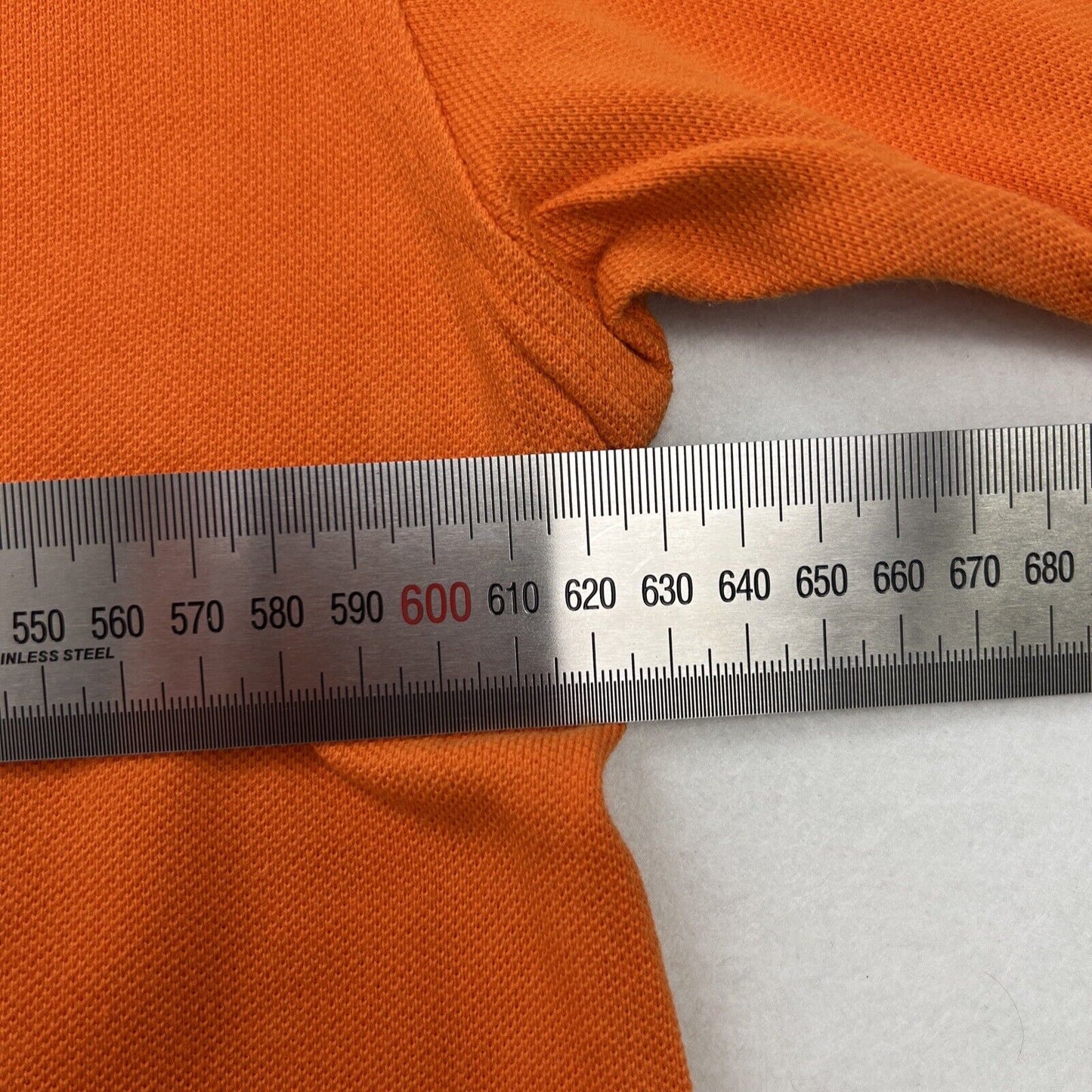 Tommy Hilfiger Mens Orange Polo Shirt Size 2XL