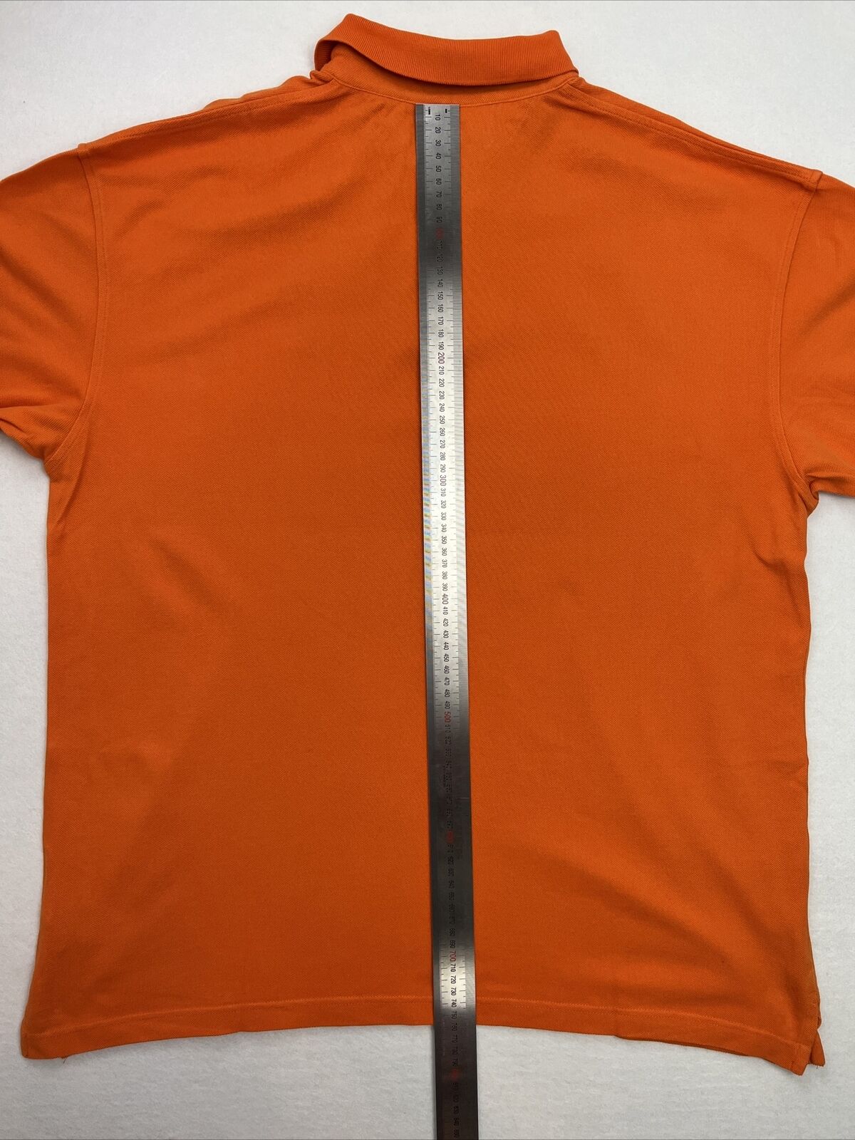Tommy Hilfiger Mens Orange Polo Shirt Size 2XL