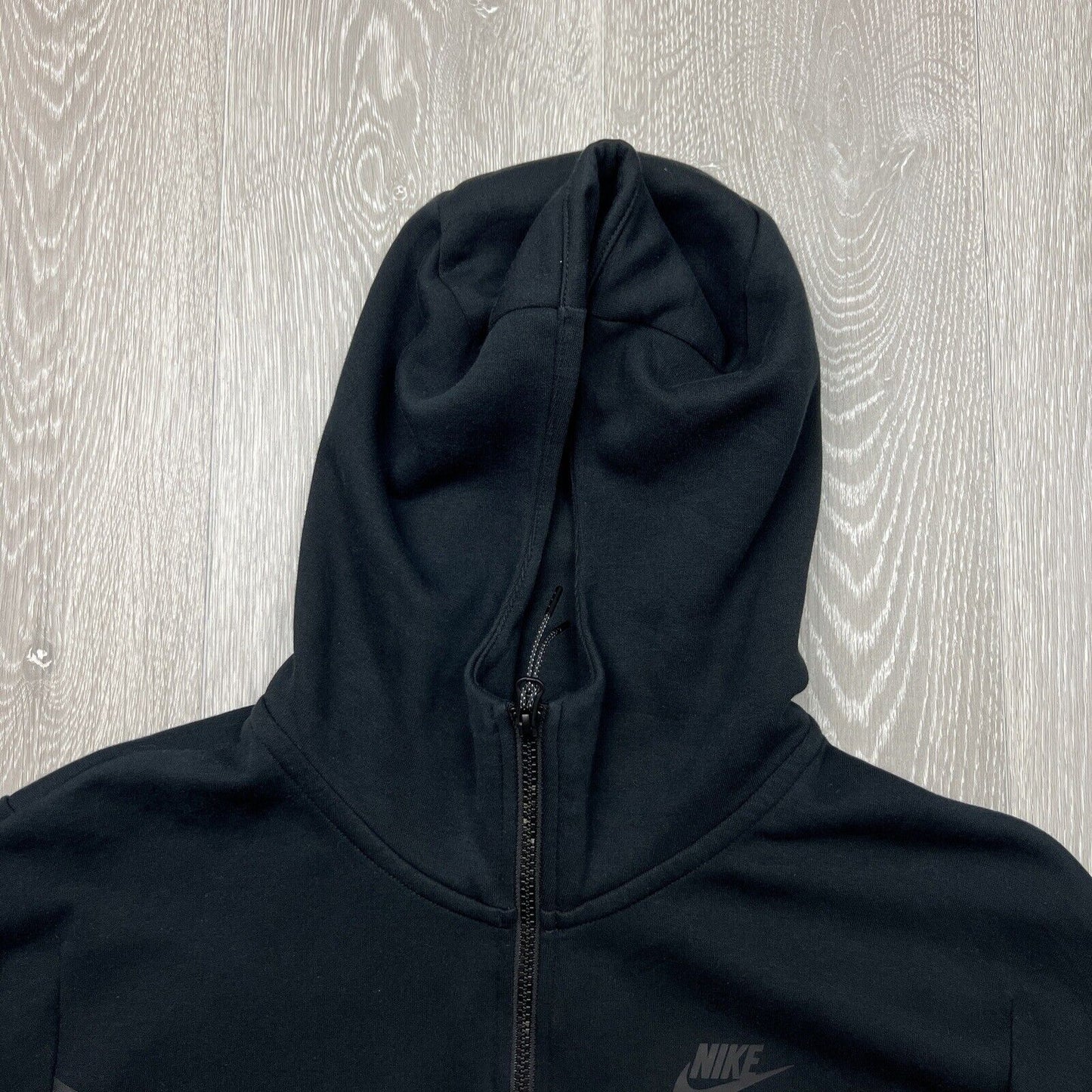 Nike Mens Full Zip Black Hoodie Size Medium