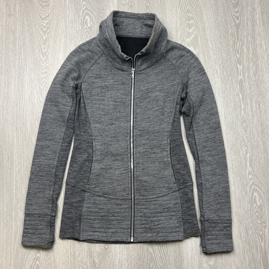 Lululemon Womens Grey Full Zip Activewear Jacket Size Small Approx