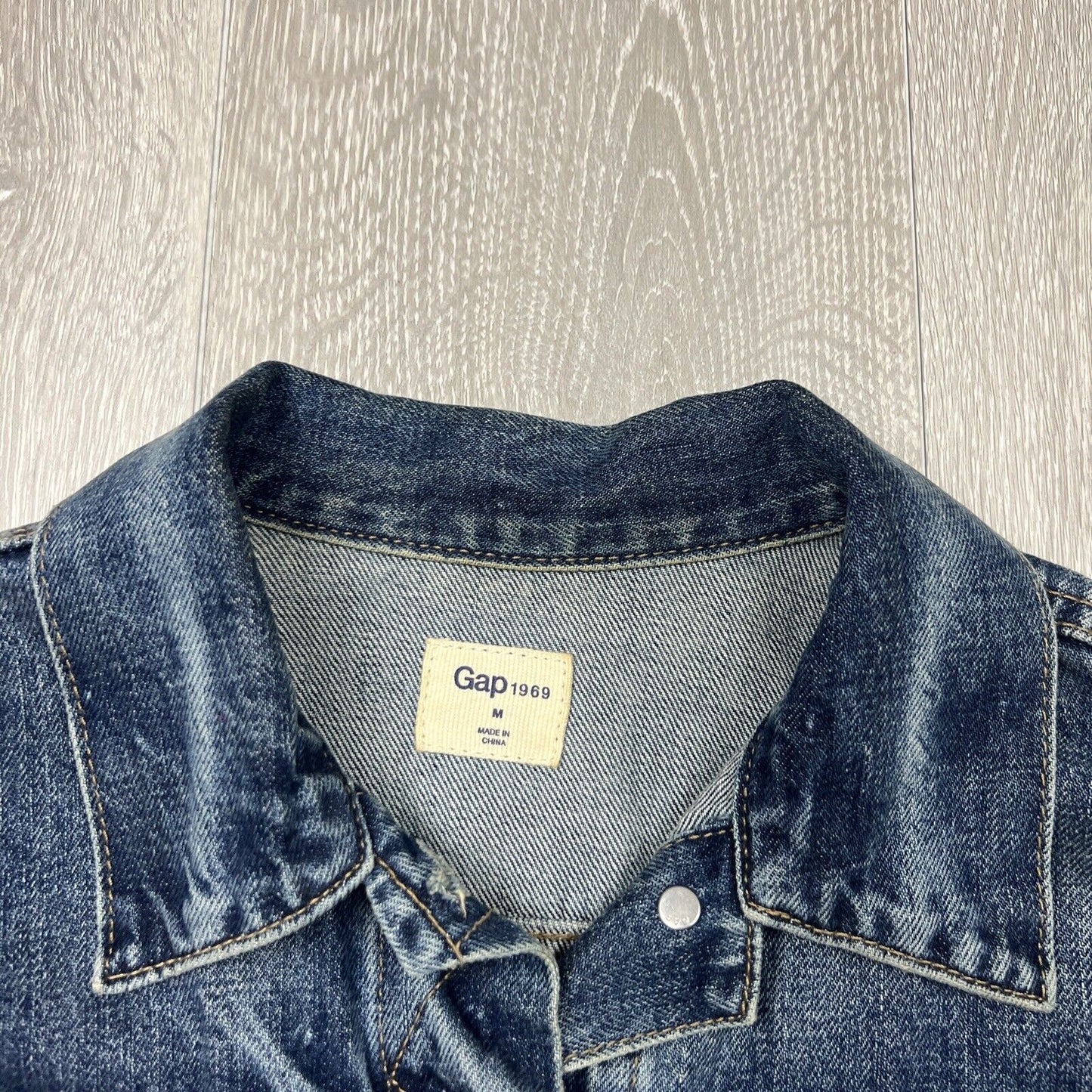 Gap Womens Blue Denim Jacket Size M