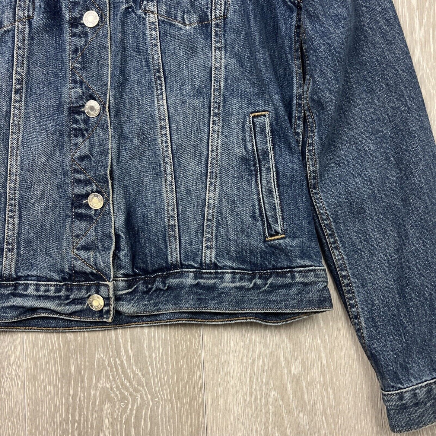 Gap Womens Blue Denim Jacket Size M