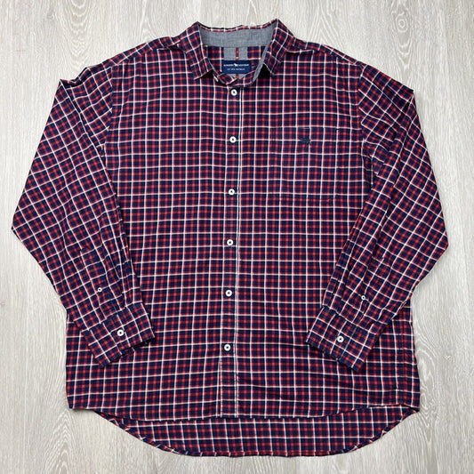 Ringers Western Mens Semi Fitted Check Long Sleeve Shirt Size 3XL