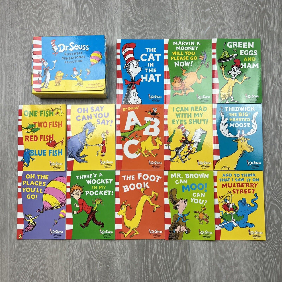 Dr. Seuss Superbly Sensational Selection - 13 Books in carry case ...