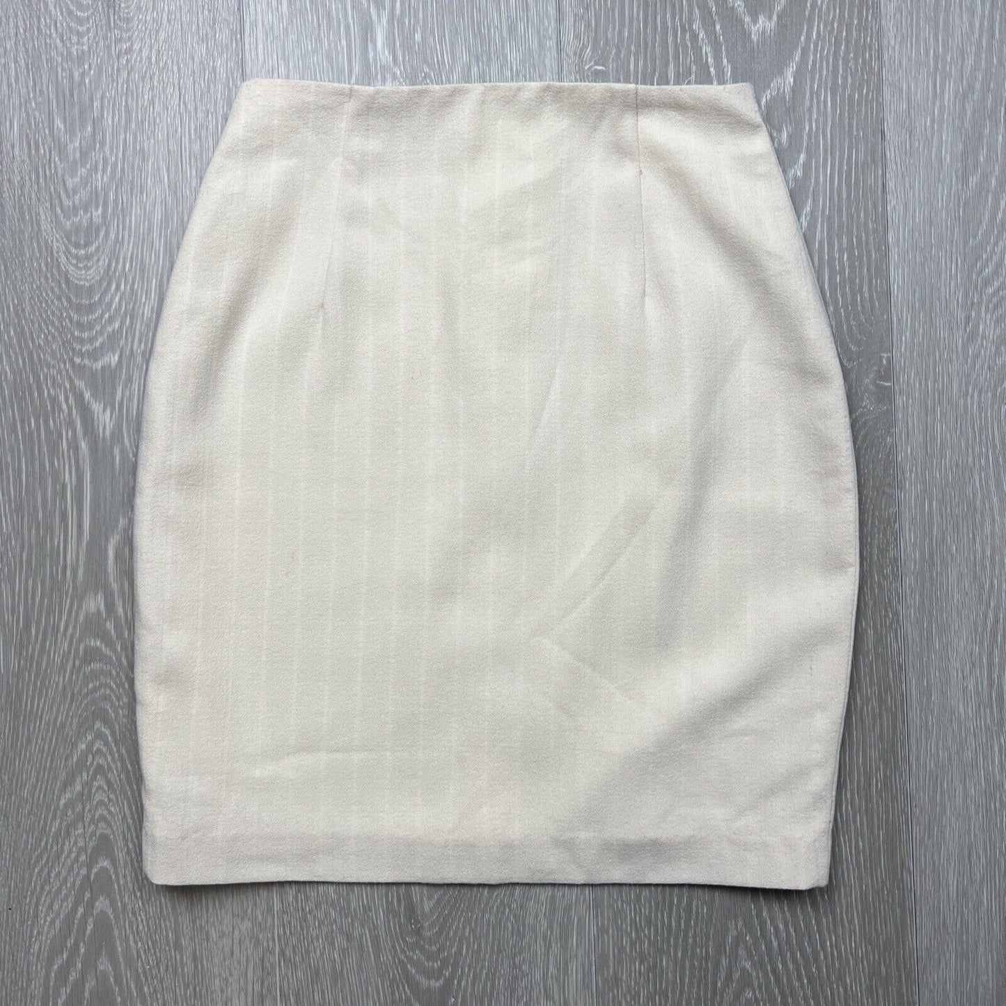 Follow Us Womens Cream Made In Australia Womens Pencil Skirt Size 8