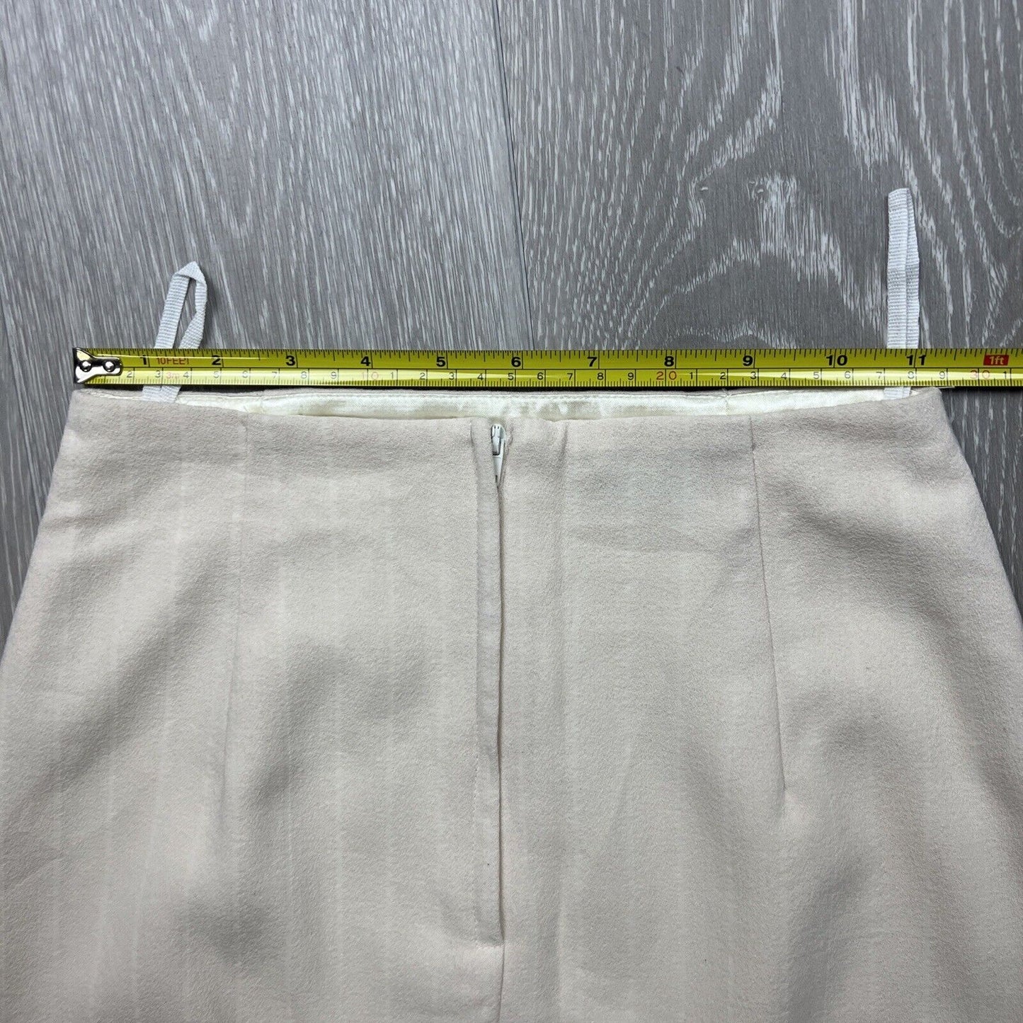 Follow Us Womens Cream Made In Australia Womens Pencil Skirt Size 8