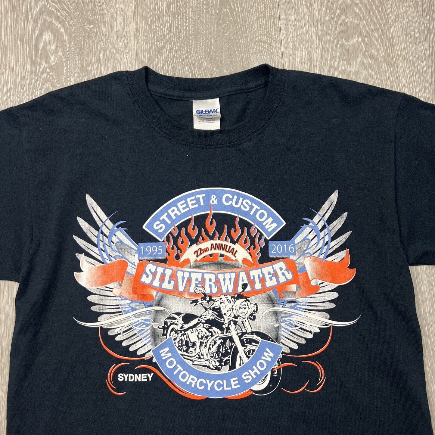 Silverwater Street & Custom Motorcycle Show T-Shirt Size Youth L / Mens XS/S