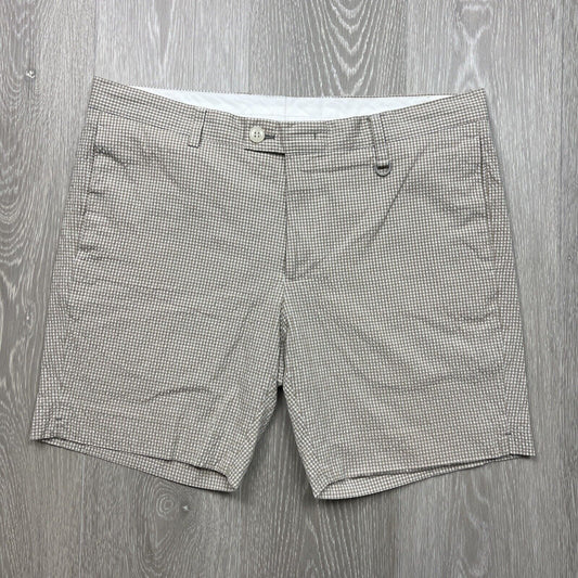 Calibre Mens Check Chino Shorts Size 34