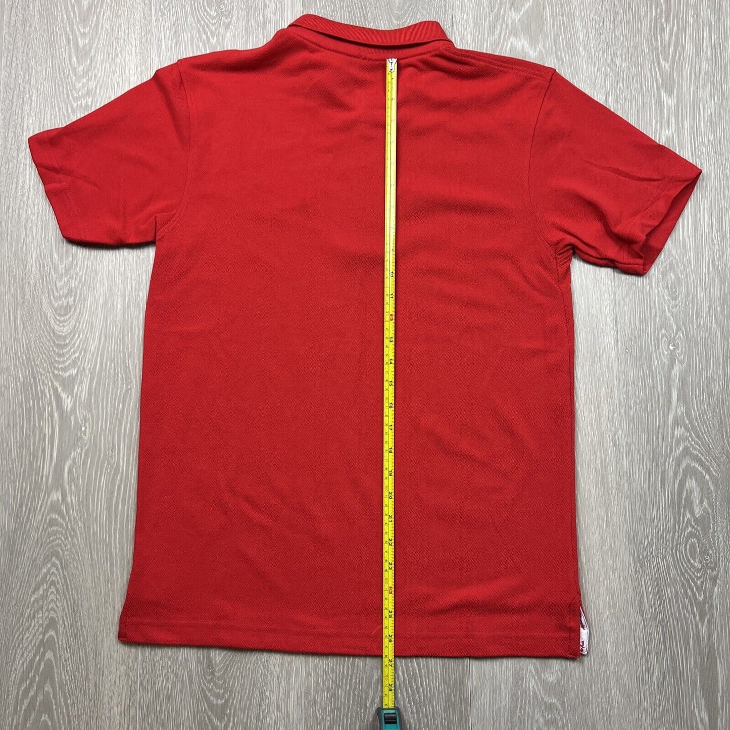 Air Asia Mens Red Shirt Sleeve Polo Shirt Size Large