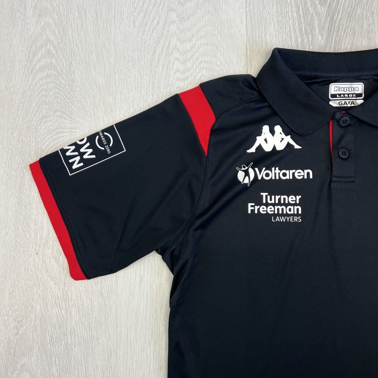 Kappa Mens On Field A-League Western Sydney Wanderers Polo Shirt Size XL (New)