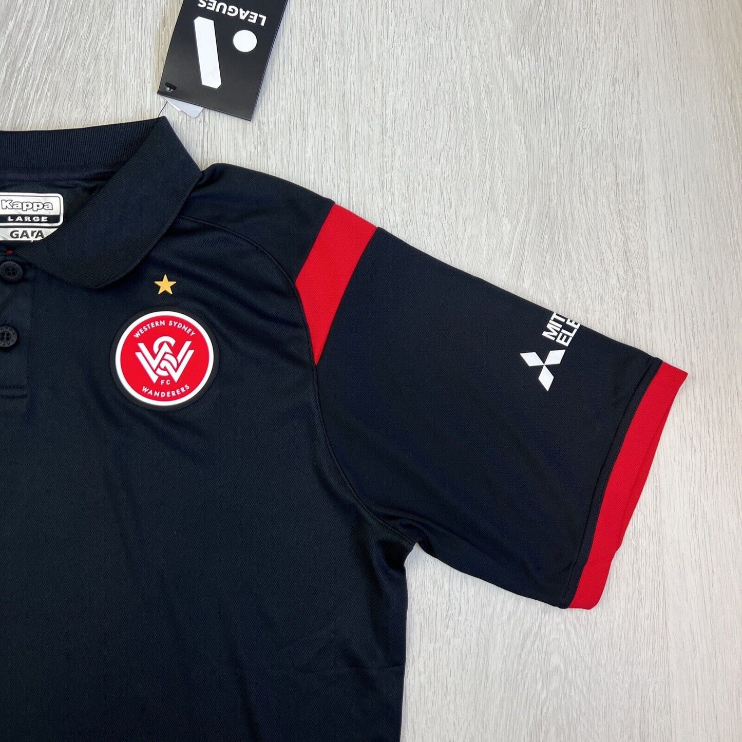 Kappa Mens On Field A-League Western Sydney Wanderers Polo Shirt Size XL (New)