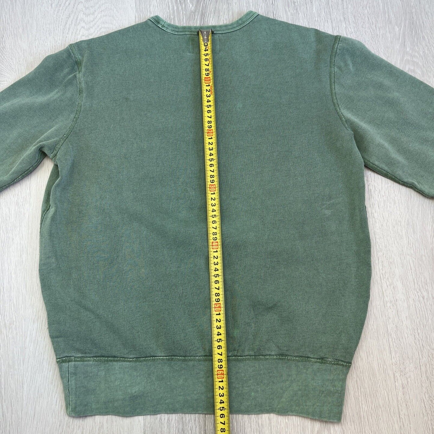 Polo Ralph Lauren Green Distressed Pullover Sweater Jumper Size Small