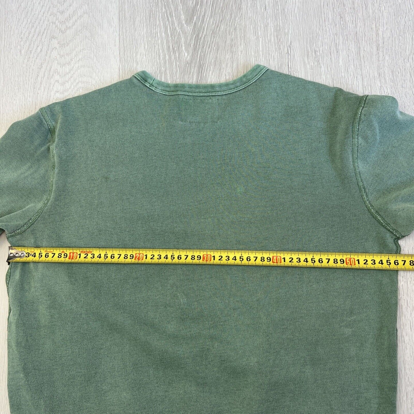 Polo Ralph Lauren Green Distressed Pullover Sweater Jumper Size Small