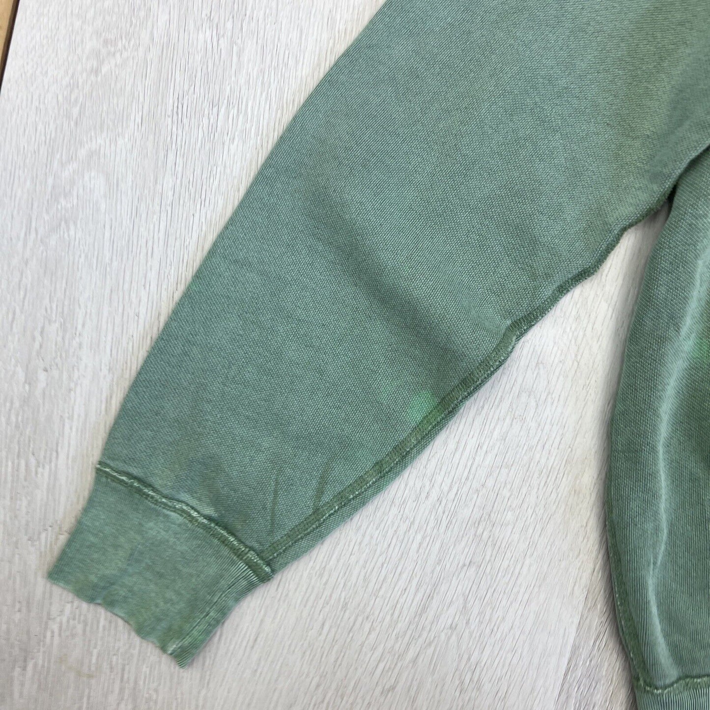 Polo Ralph Lauren Green Distressed Pullover Sweater Jumper Size Small