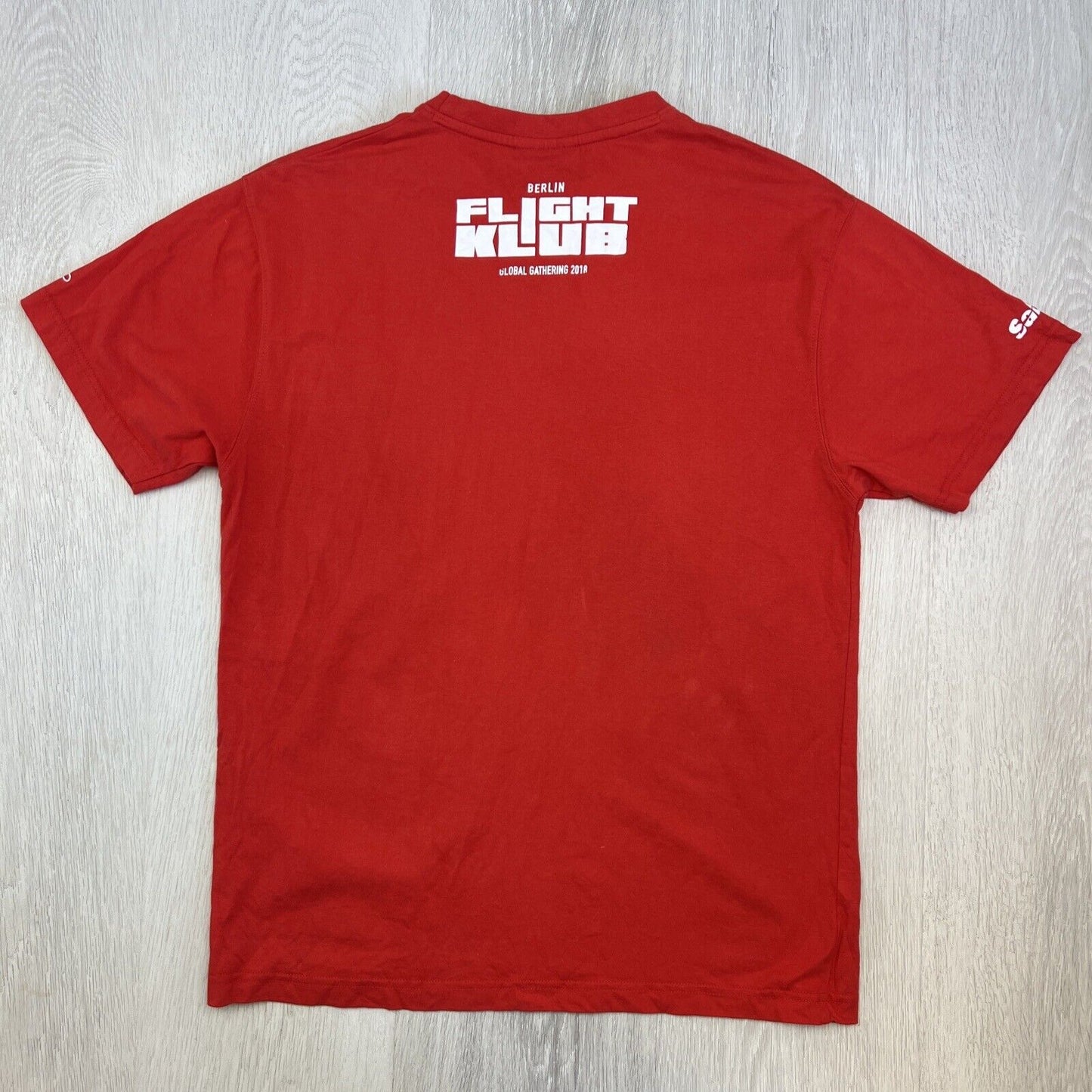 Global Brat Germany Its All About the Sausage Mens Red T-Shirt Size Small