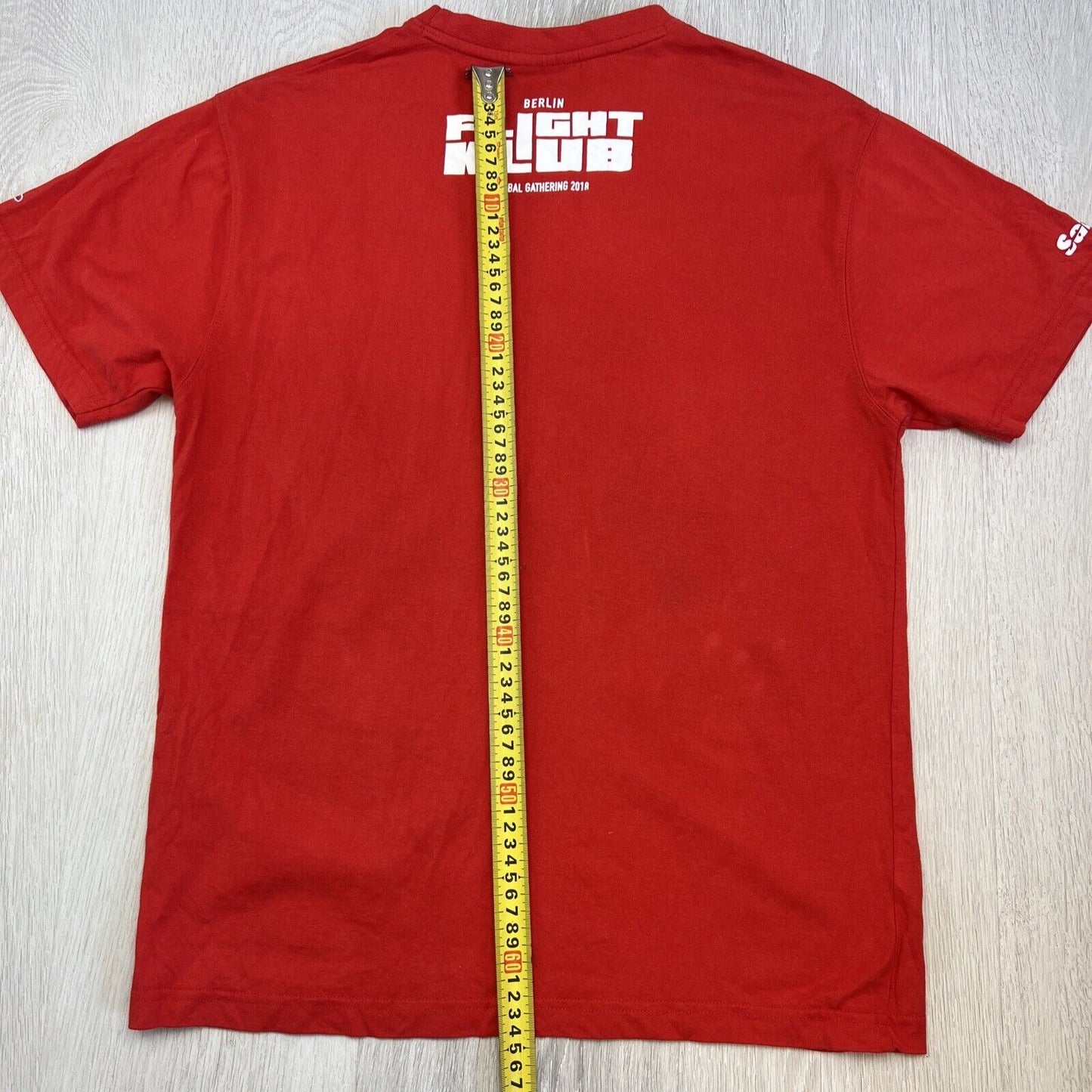 Global Brat Germany Its All About the Sausage Mens Red T-Shirt Size Small