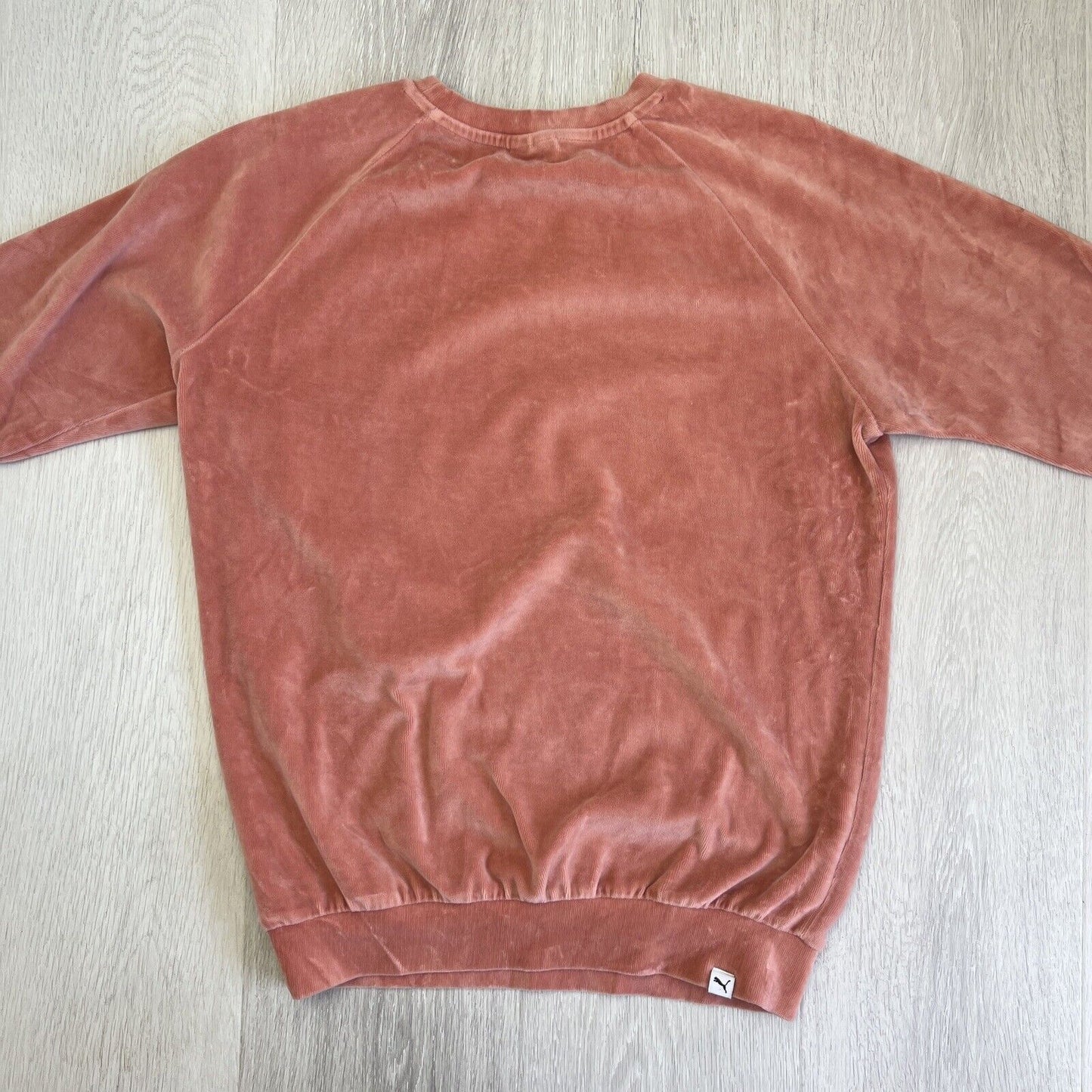 Puma Womens Salmon Cord Pullover Jumper Size Small