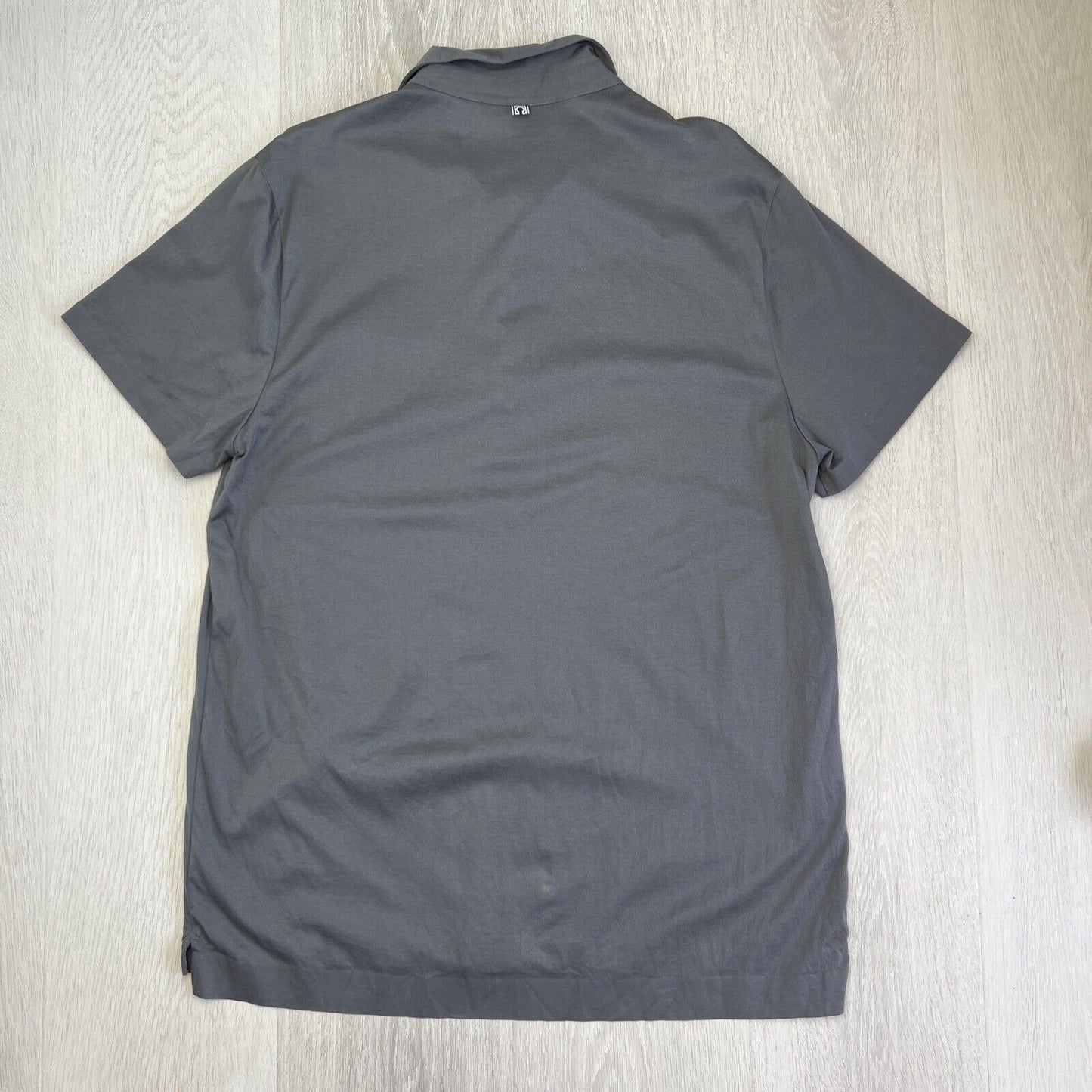 Calibre Mens Grey Short Sleeve Polo Shirt Size XL