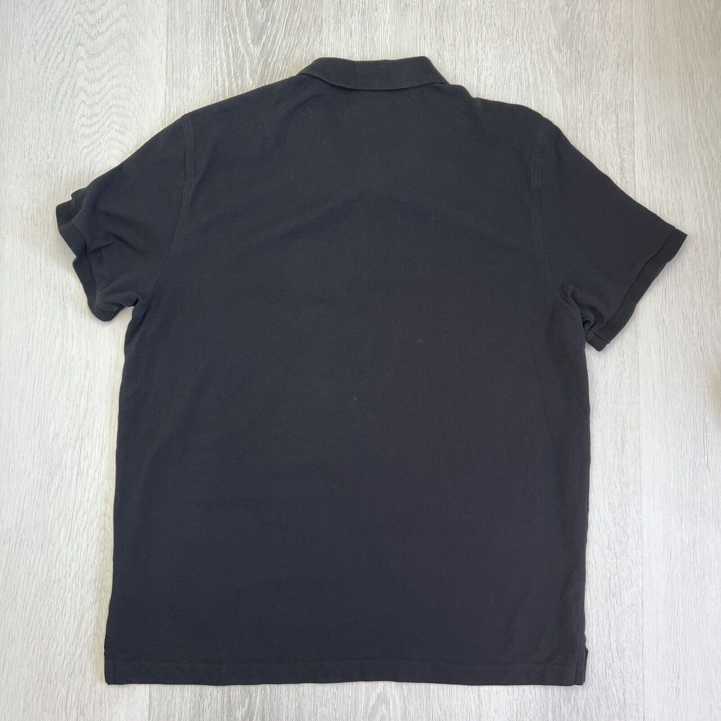 Gant Mens Black Short Sleeve Polo Shirt Size 2XL