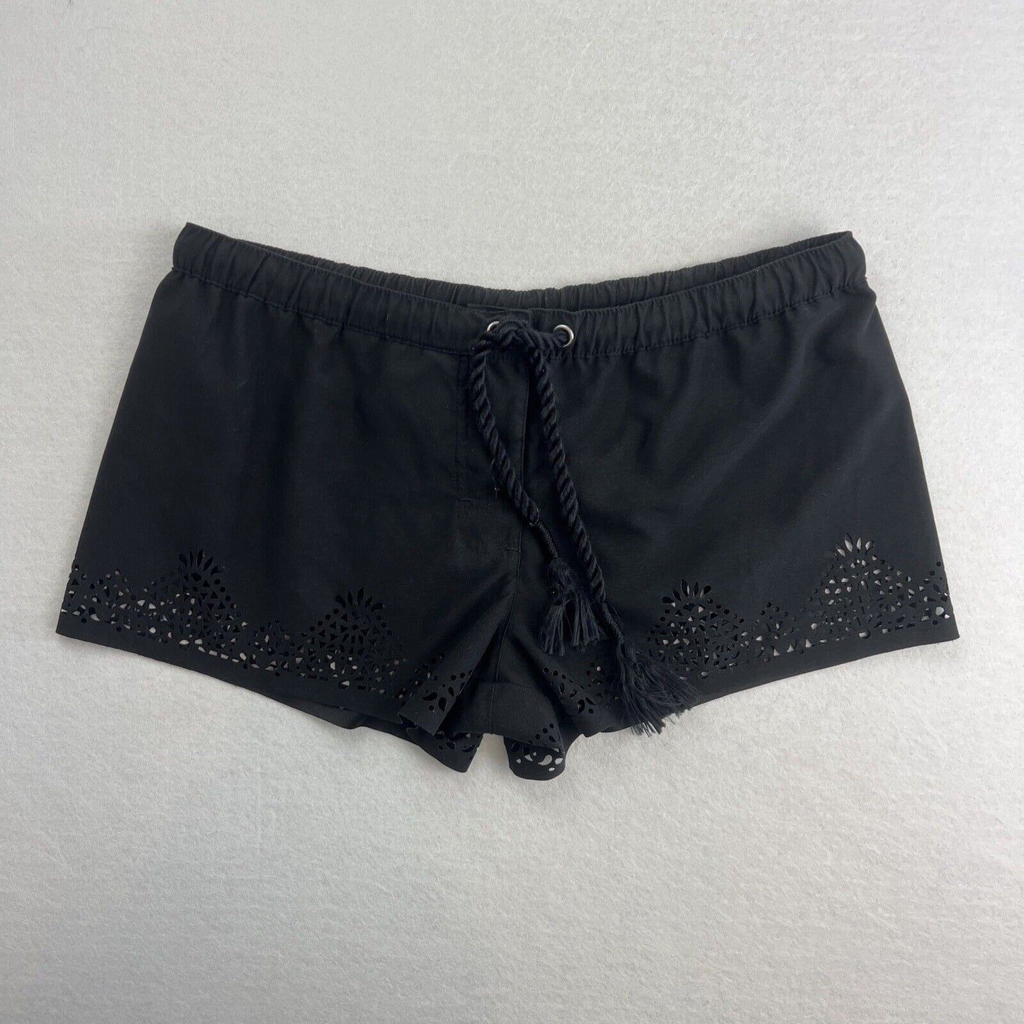 Seafolly Womens Black Swim Shorts Size Small