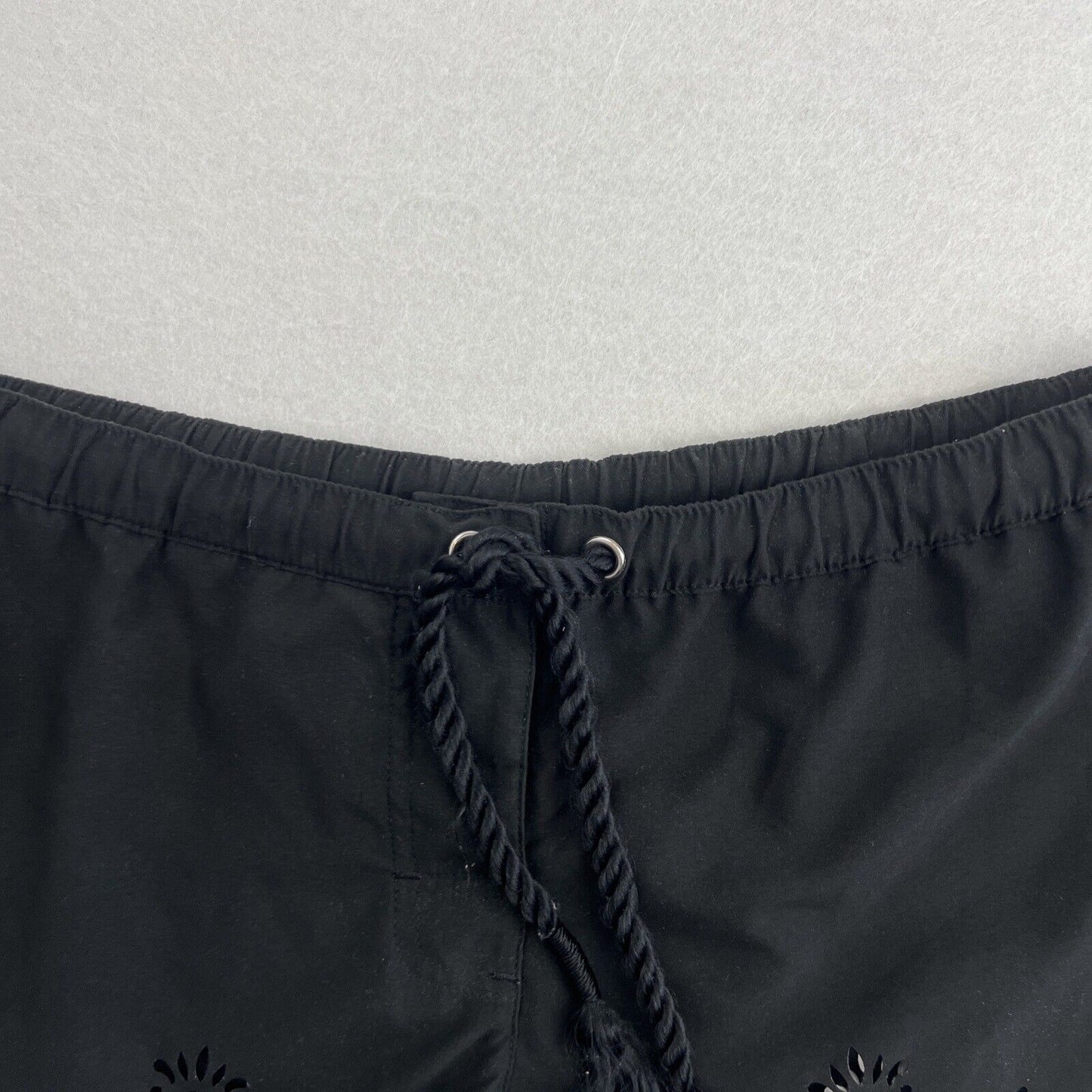 Seafolly Womens Black Swim Shorts Size Small