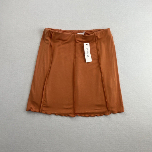 Glassons Womens Orange Skirt Size XS (New)