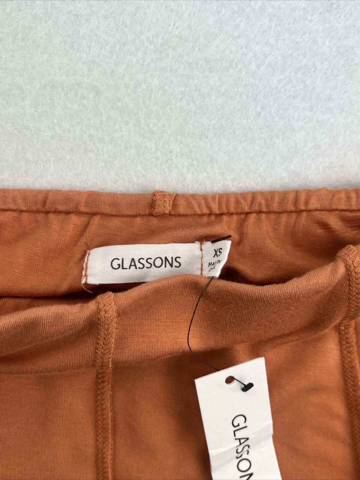 Glassons Womens Orange Skirt Size XS (New)