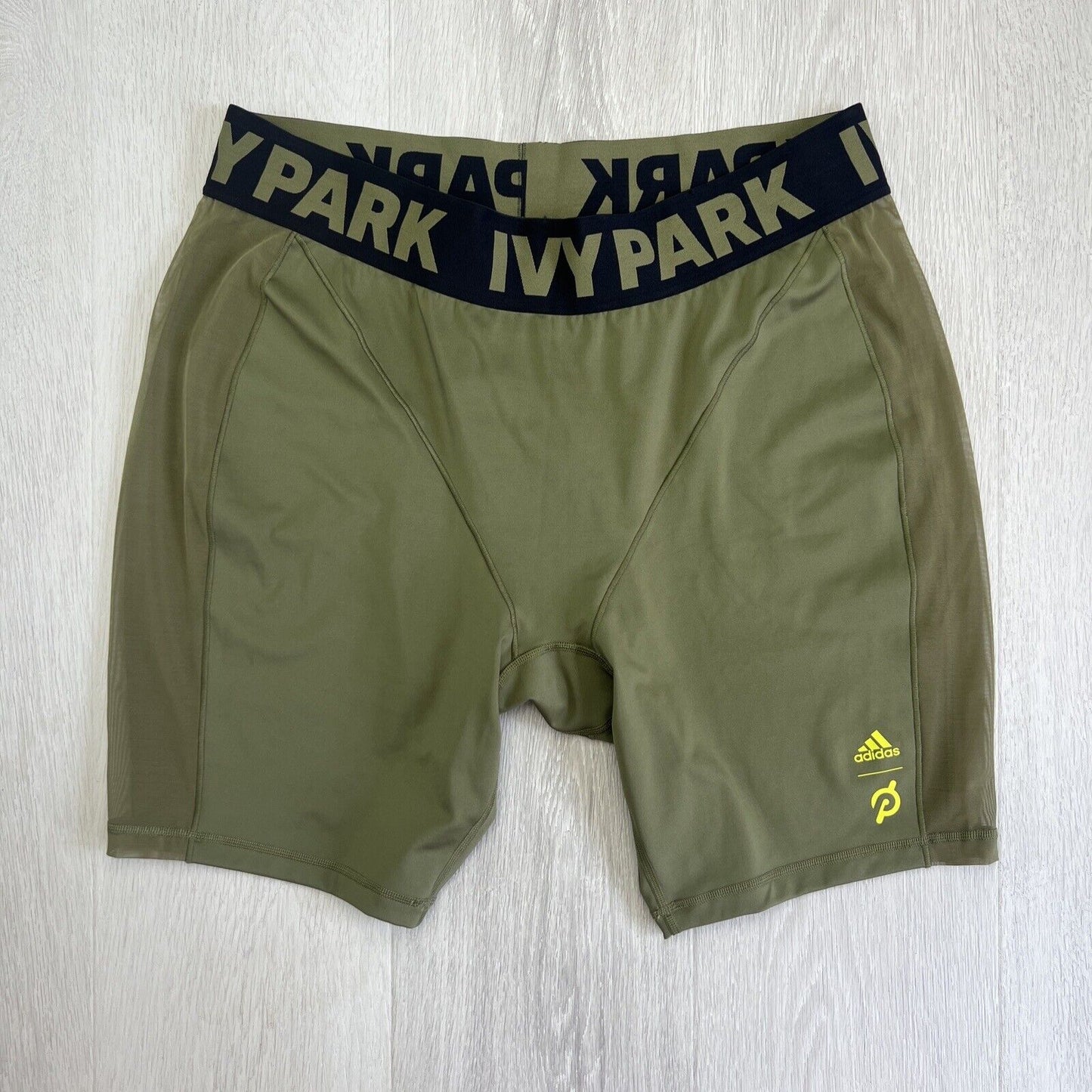 adidas x Ivy park Womens Olive Green Bike Shorts Size 3XL