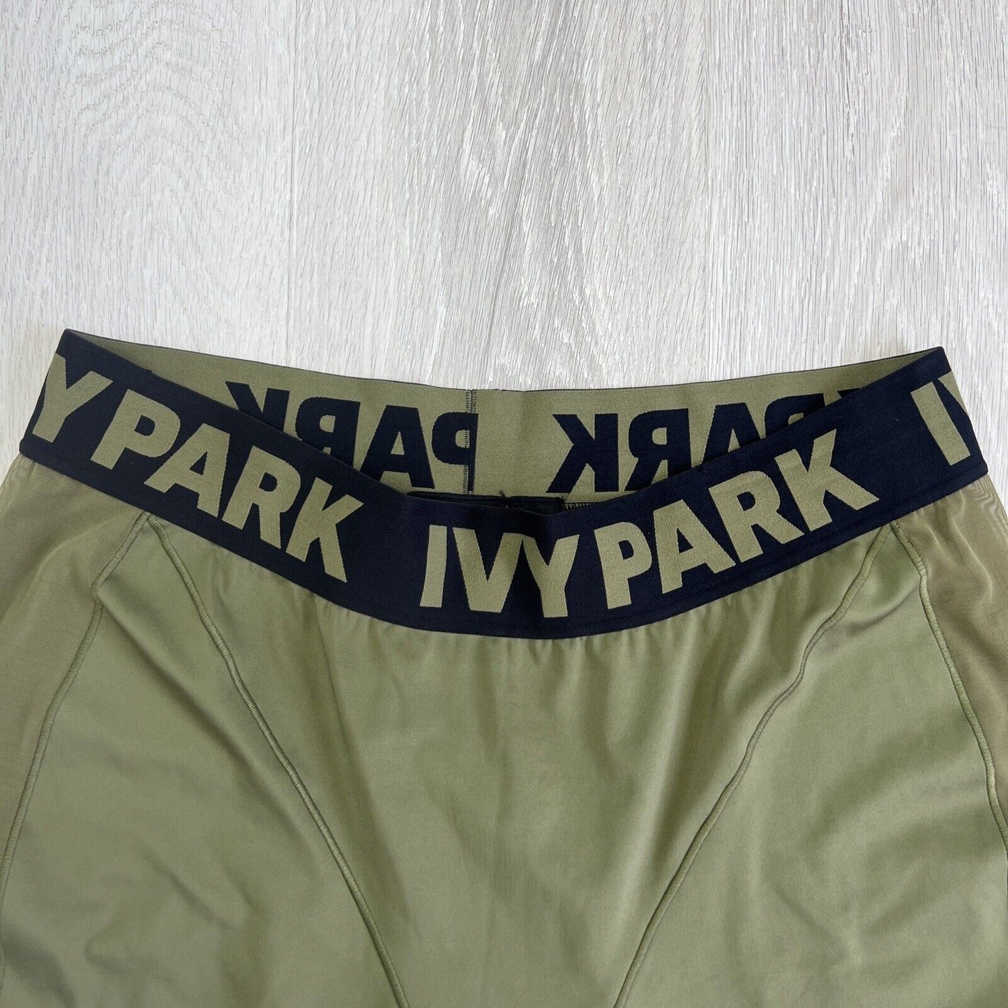 adidas x Ivy park Womens Olive Green Bike Shorts Size 3XL