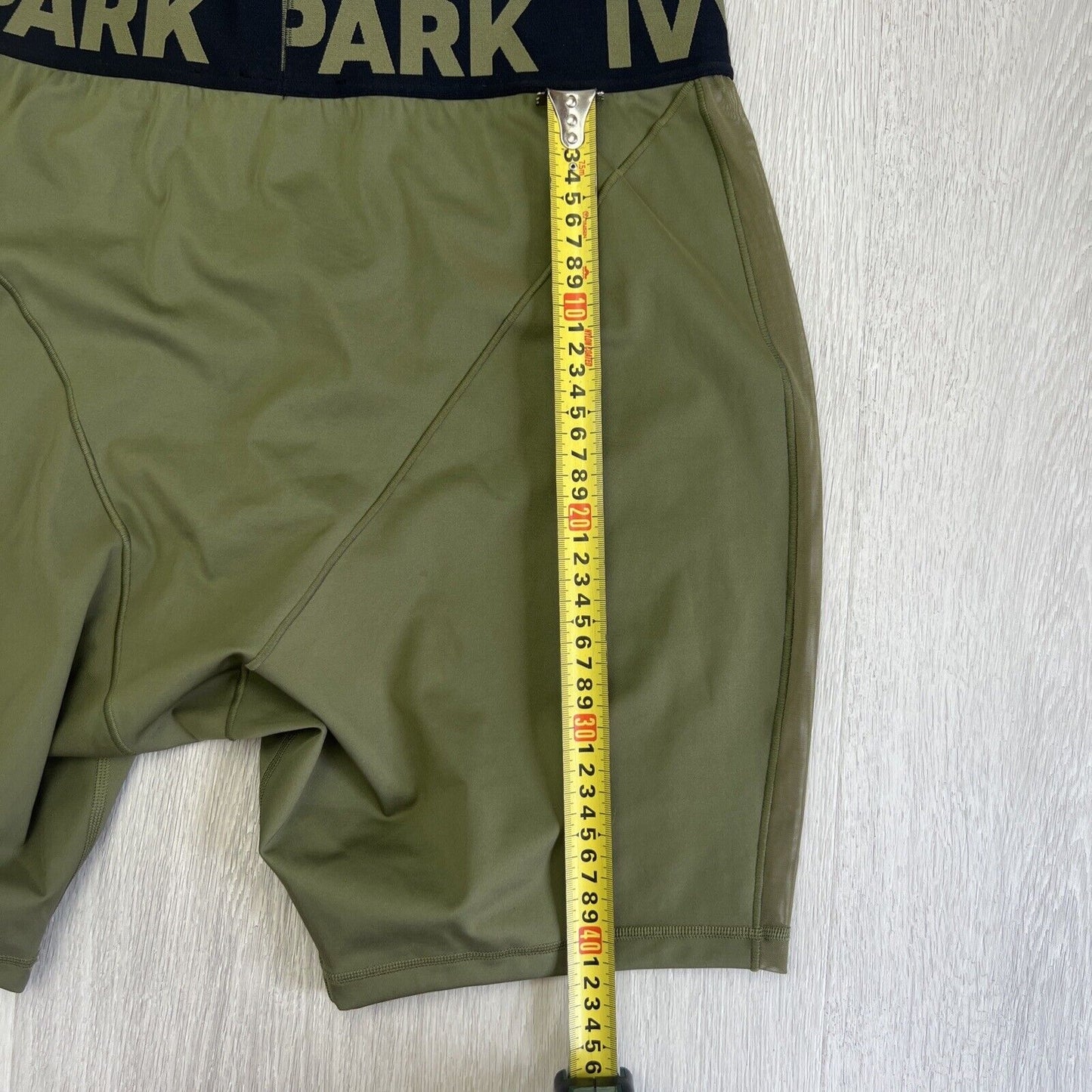 adidas x Ivy park Womens Olive Green Bike Shorts Size 3XL