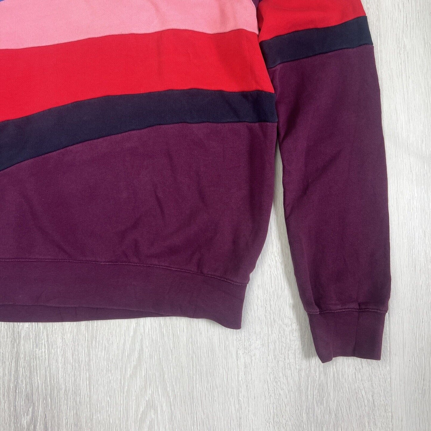 The Upside Womens Colour Block Pullover Sweatshirt Size Medium