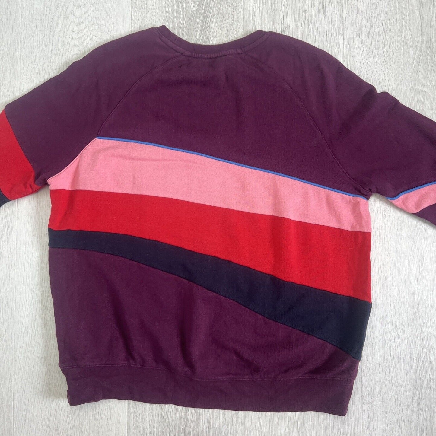 The Upside Womens Colour Block Pullover Sweatshirt Size Medium