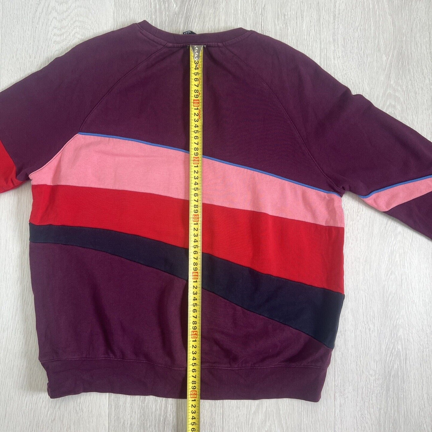 The Upside Womens Colour Block Pullover Sweatshirt Size Medium