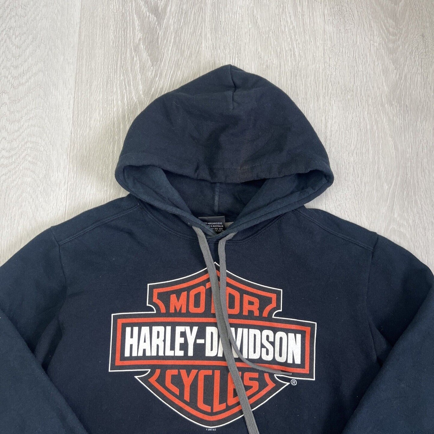 Harley-Davidson Mens Black Pullover Hoodies Size Small