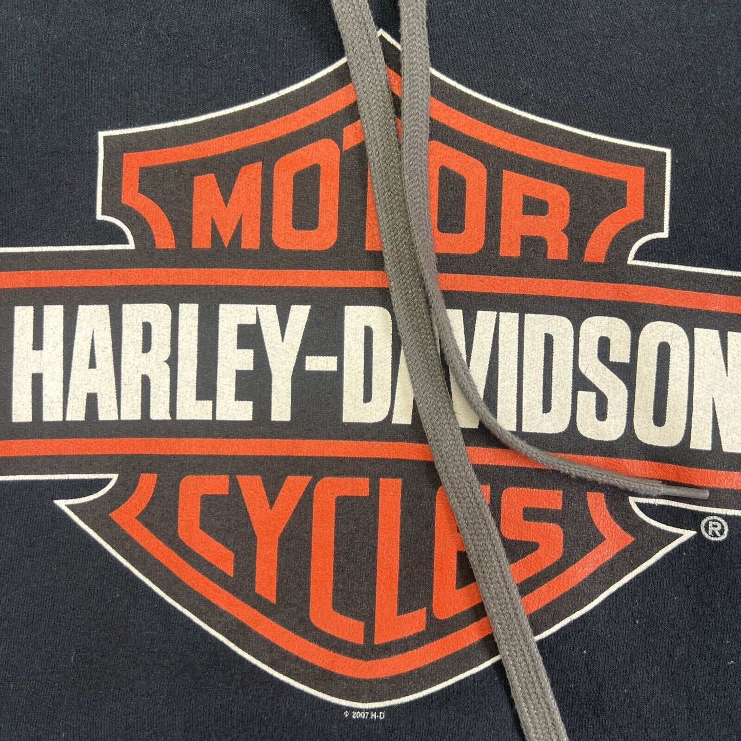 Harley-Davidson Mens Black Pullover Hoodies Size Small