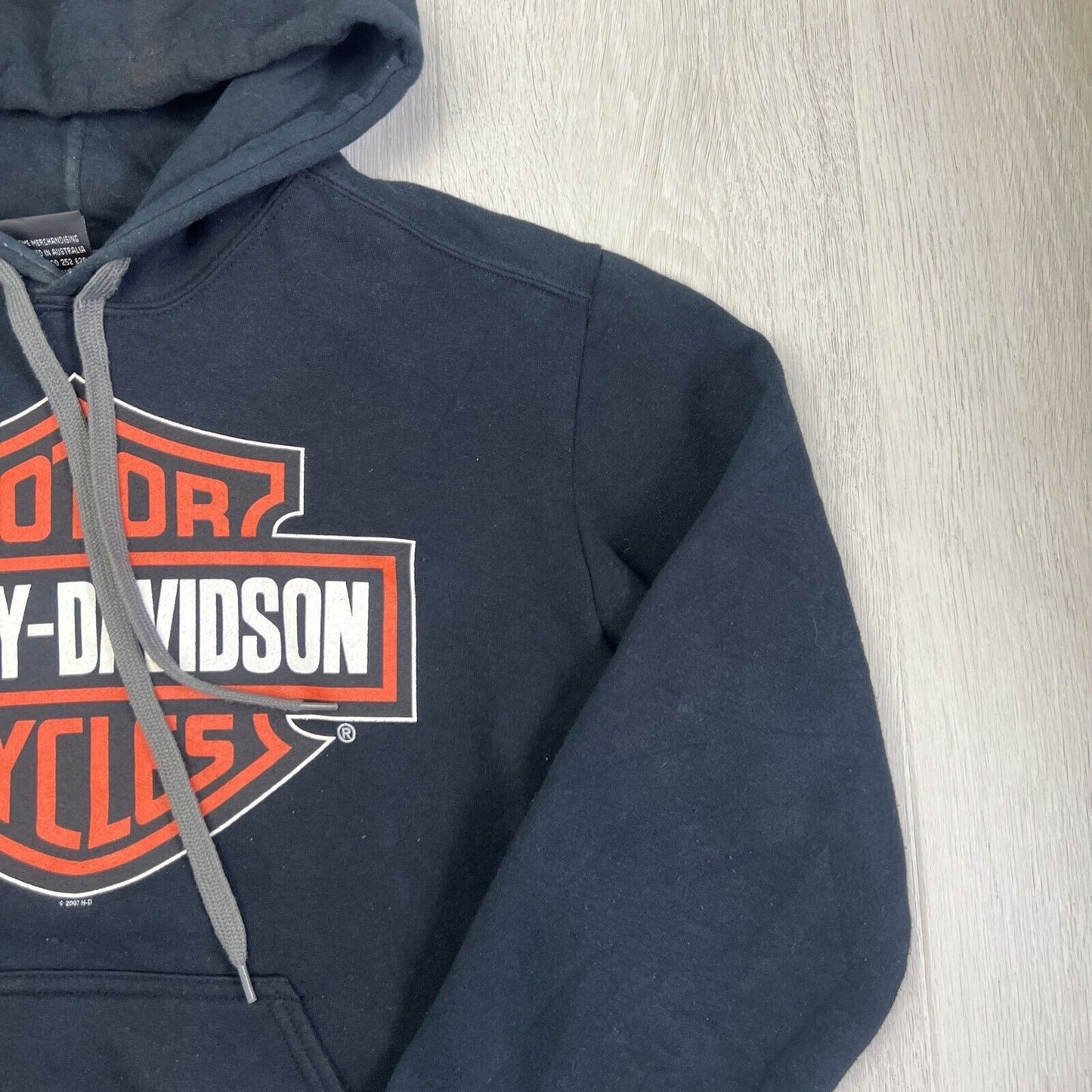 Harley-Davidson Mens Black Pullover Hoodies Size Small